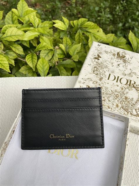 dior card holder used